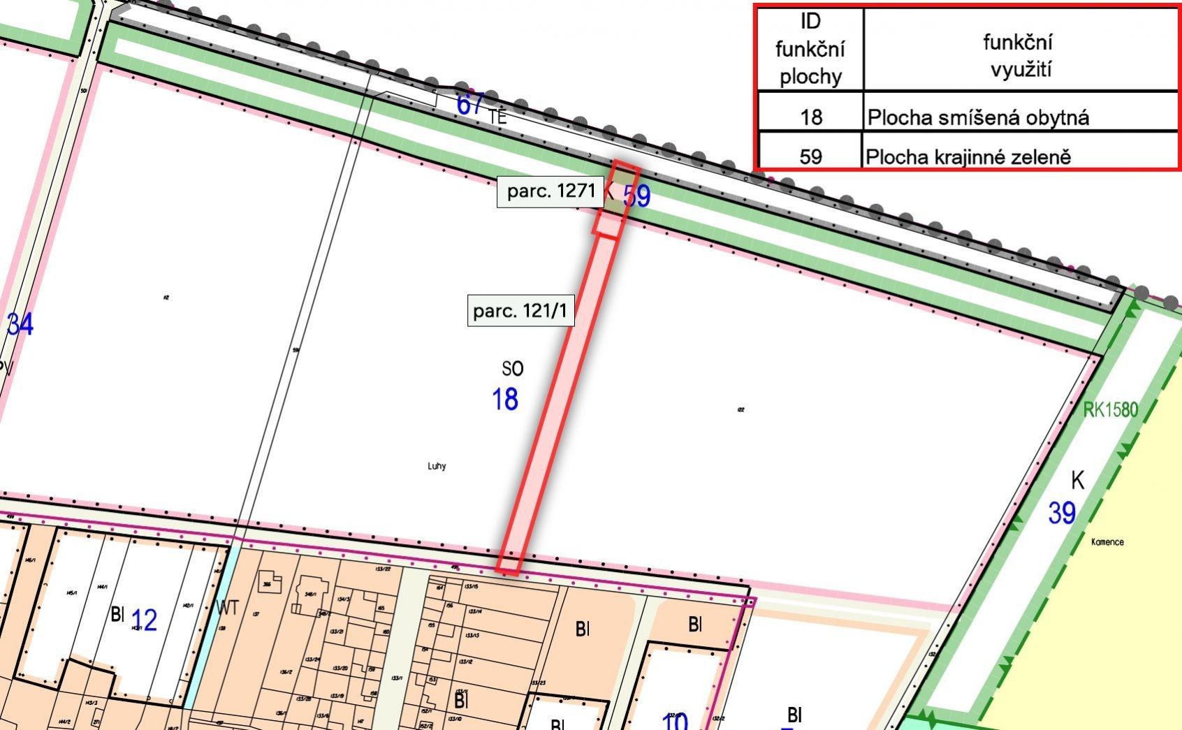 Prodej pozemek pro bydlení - Martinice