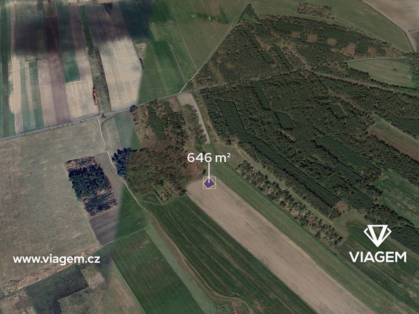 Zemědělský pozemek, 646 m²