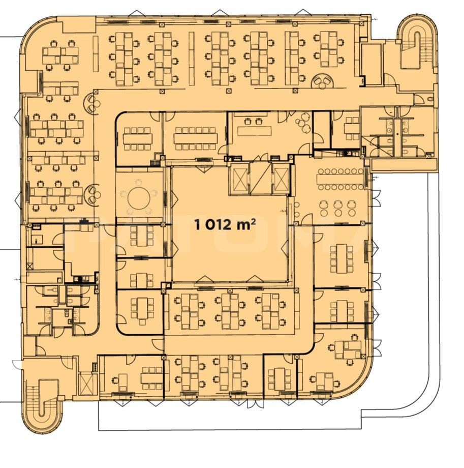 Kancelář · 1 012 m² · Pekařská, Praha - 3