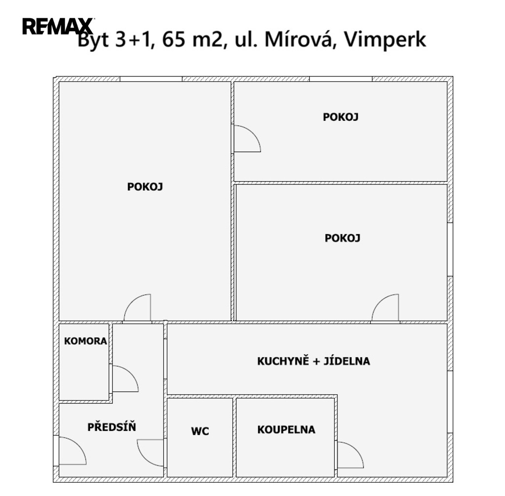 Byt 3+1 · 65 m² · Mírová 433, Vimperk II - 3