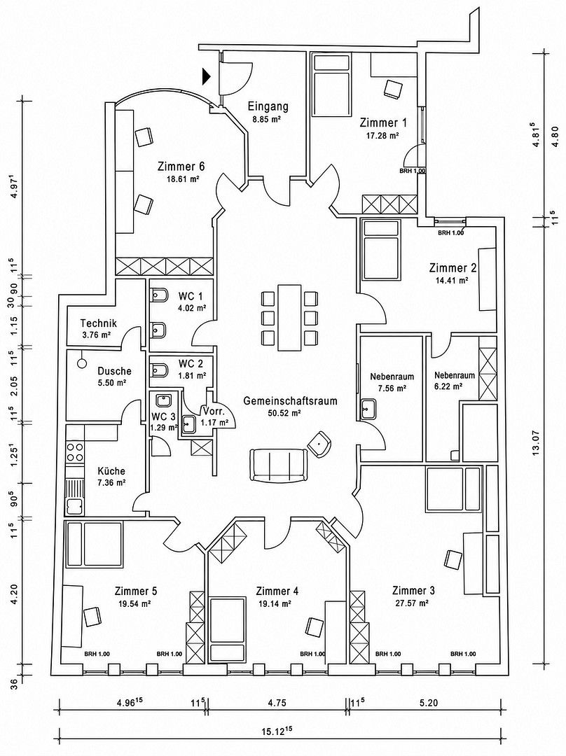 6+kk a více, , Severní Porýní-Vestfálsko, 212 m² - 2