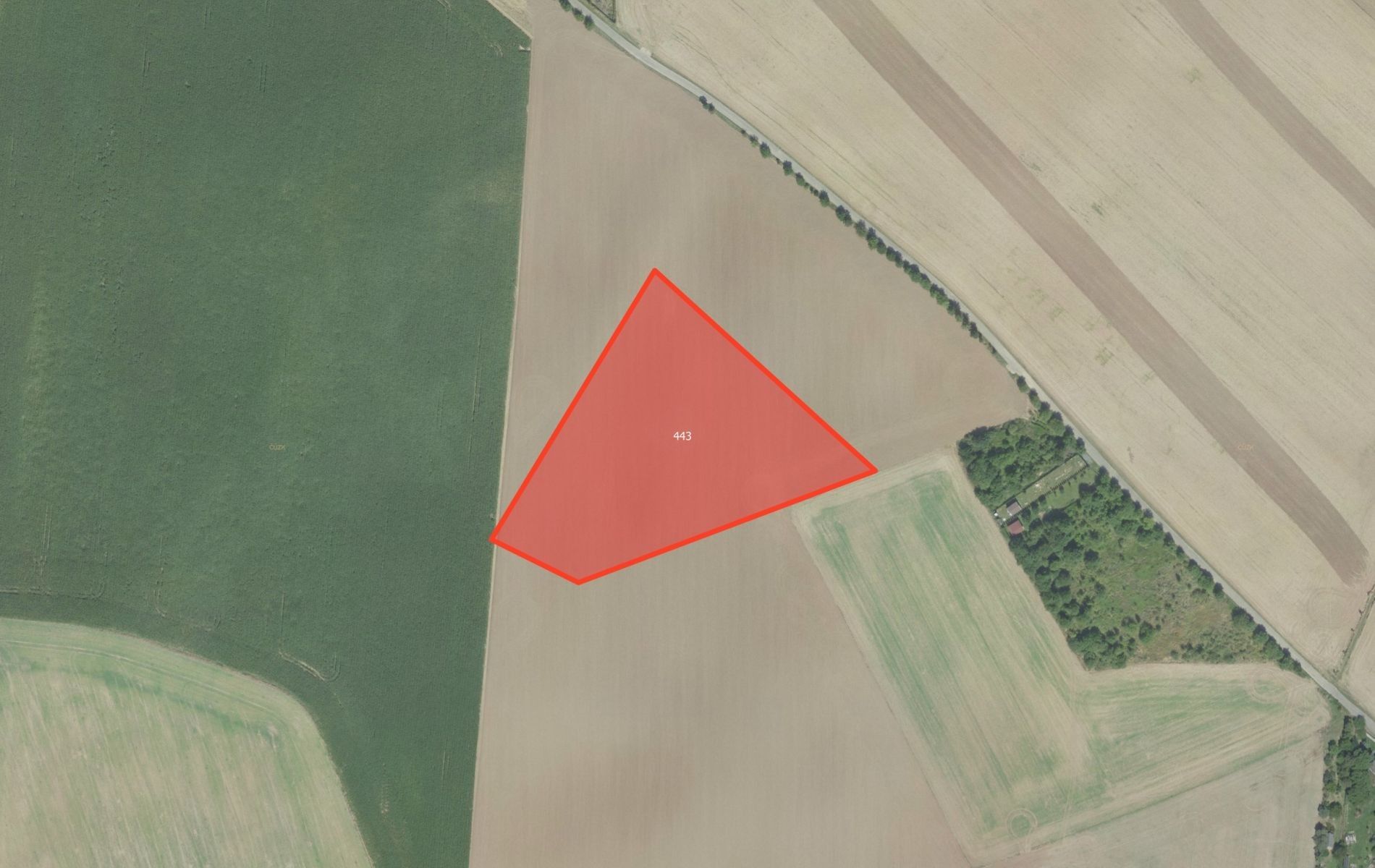 Zemědělské pozemky, Tlustovousy, Tuklaty