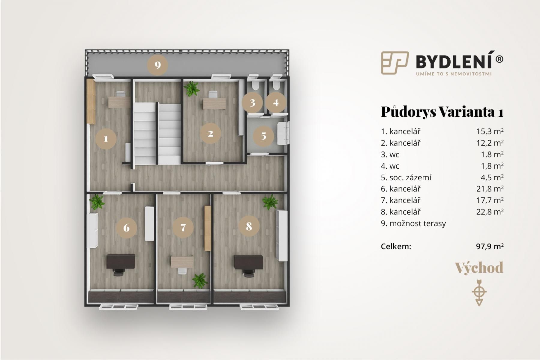 4+1, J. V. Sládka , Teplice, 138 m² - 2