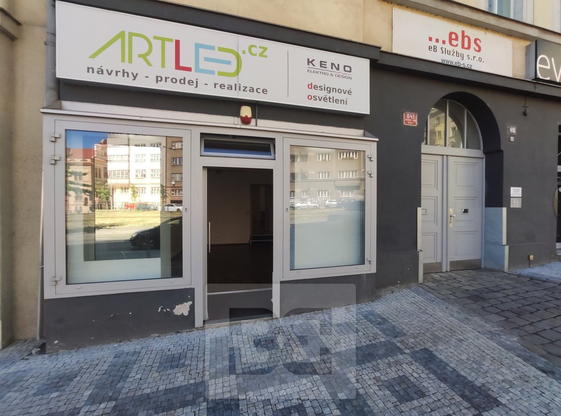 Pronájem obchodní prostory - Veletržní, Praha, 45 m²