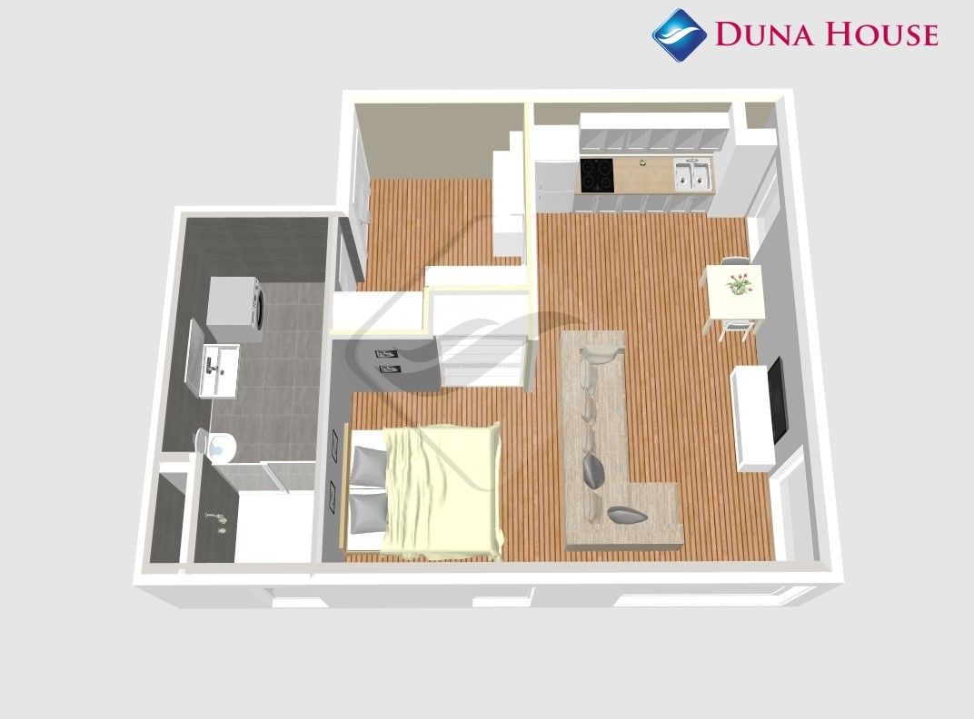 Byt 2+kk · 39 m² · Práčská, Praha - 3