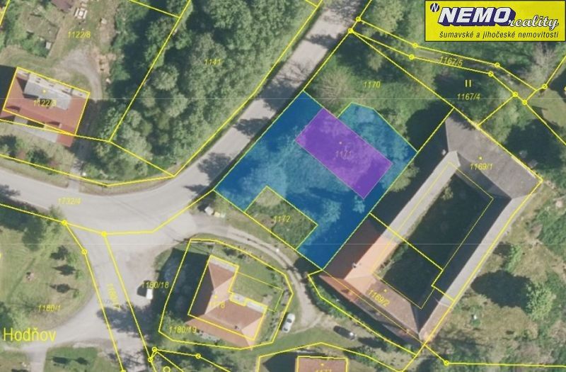 Prodej pozemek pro bydlení - Horní Planá, 1 055 m²