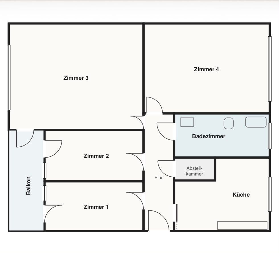 Byt 4+1 · 90 m² · Kopernikusstr. 7 Berlin Lichterfelde Berlin 12205 - 3