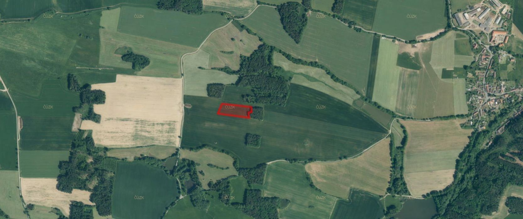 Prodej zemědělský pozemek - Hradiště, 10 373 m²