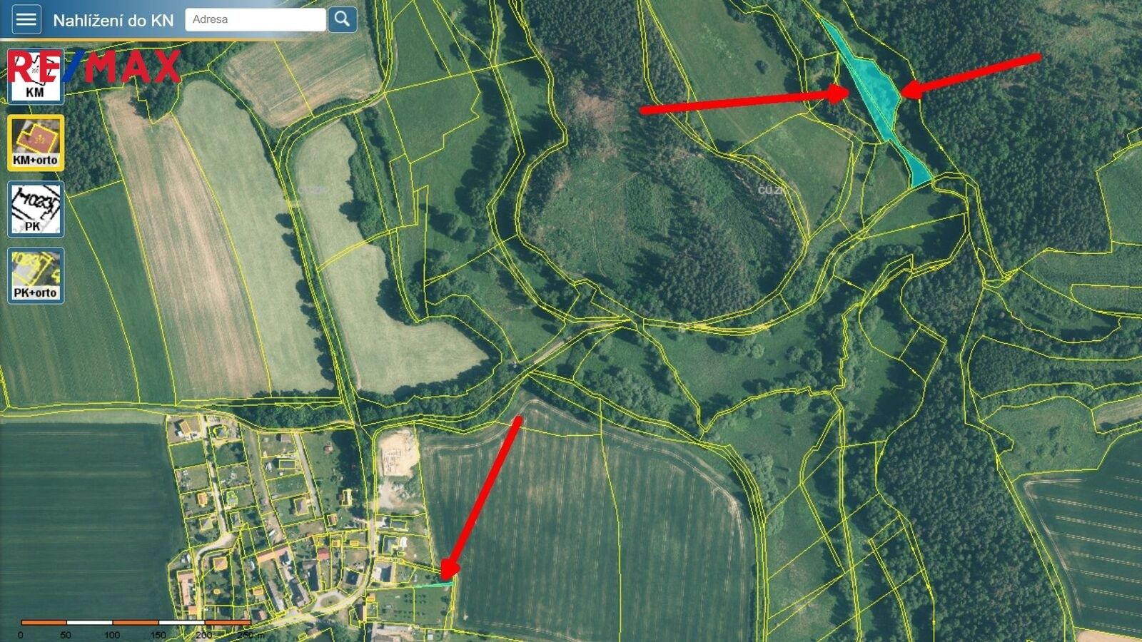 Prodej pozemek - Všeruby, 3 m²