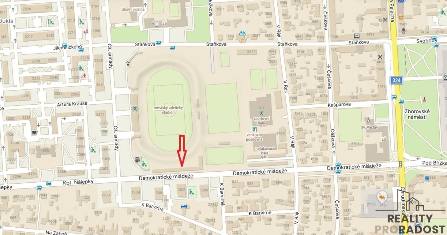 Prodej garáž - Demokratické mládeže, Pardubice, 18 m²