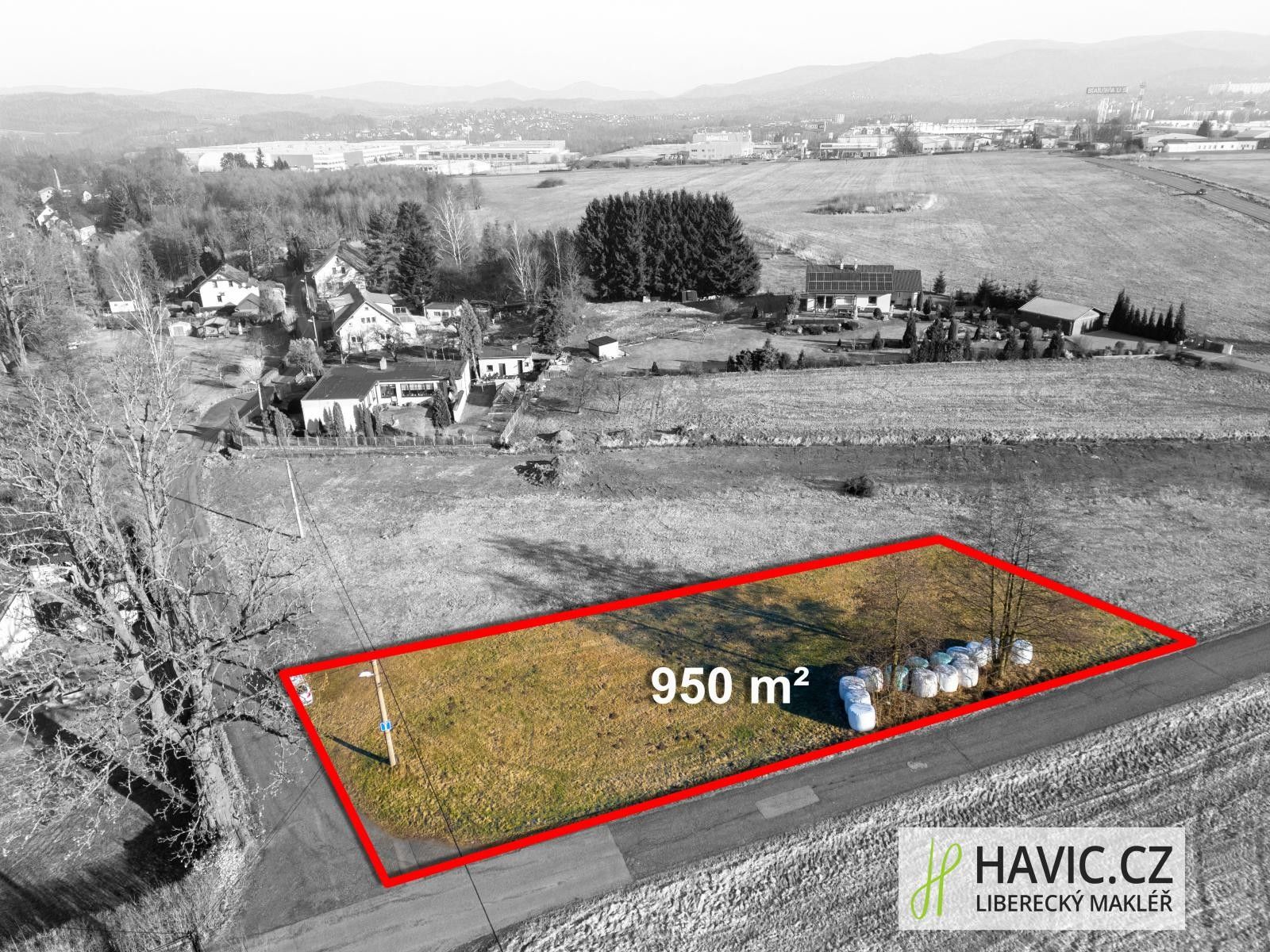 Pozemky pro bydlení, Malinová, Liberec, 950 m²