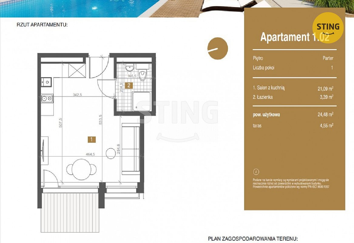 Byt 1+kk · 25 m² · Pleśna, Polsko - 3