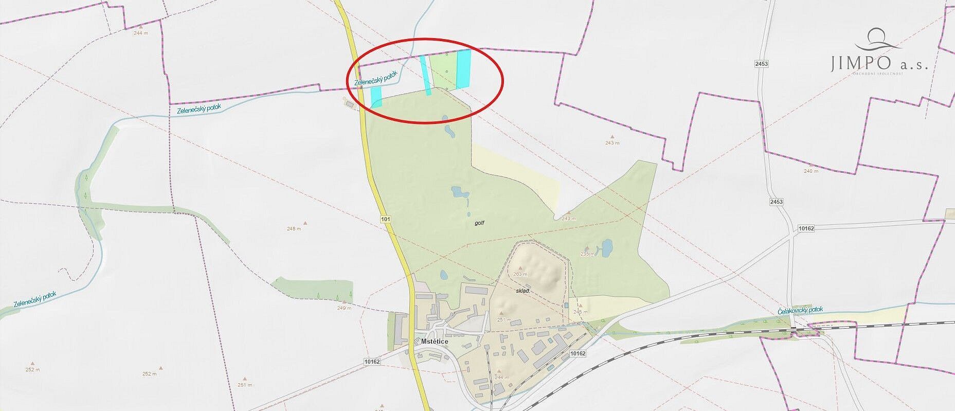 Zemědělské pozemky, Zeleneč - Mstětice, okres Praha-východ - 2