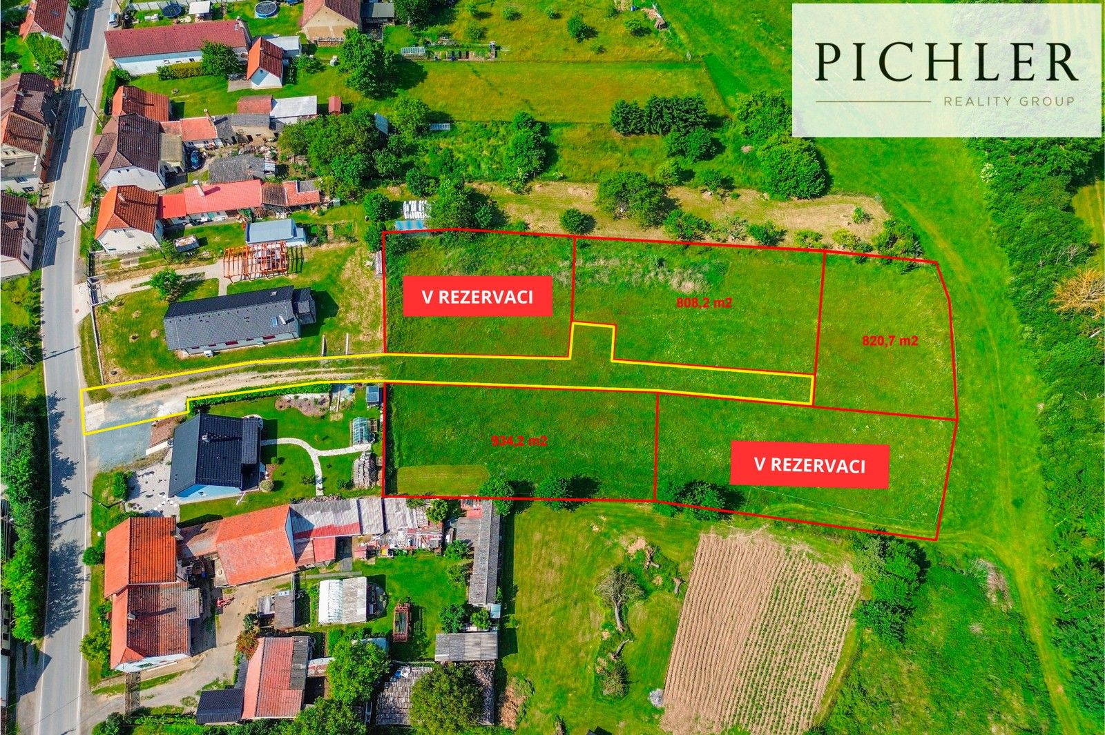 Pozemky pro bydlení, Dnešice, 934 m²