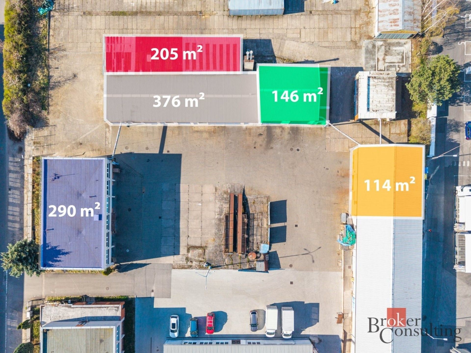 Výrobní prostory, Výrobní, Hradec Králové, 1 059 m² - 1