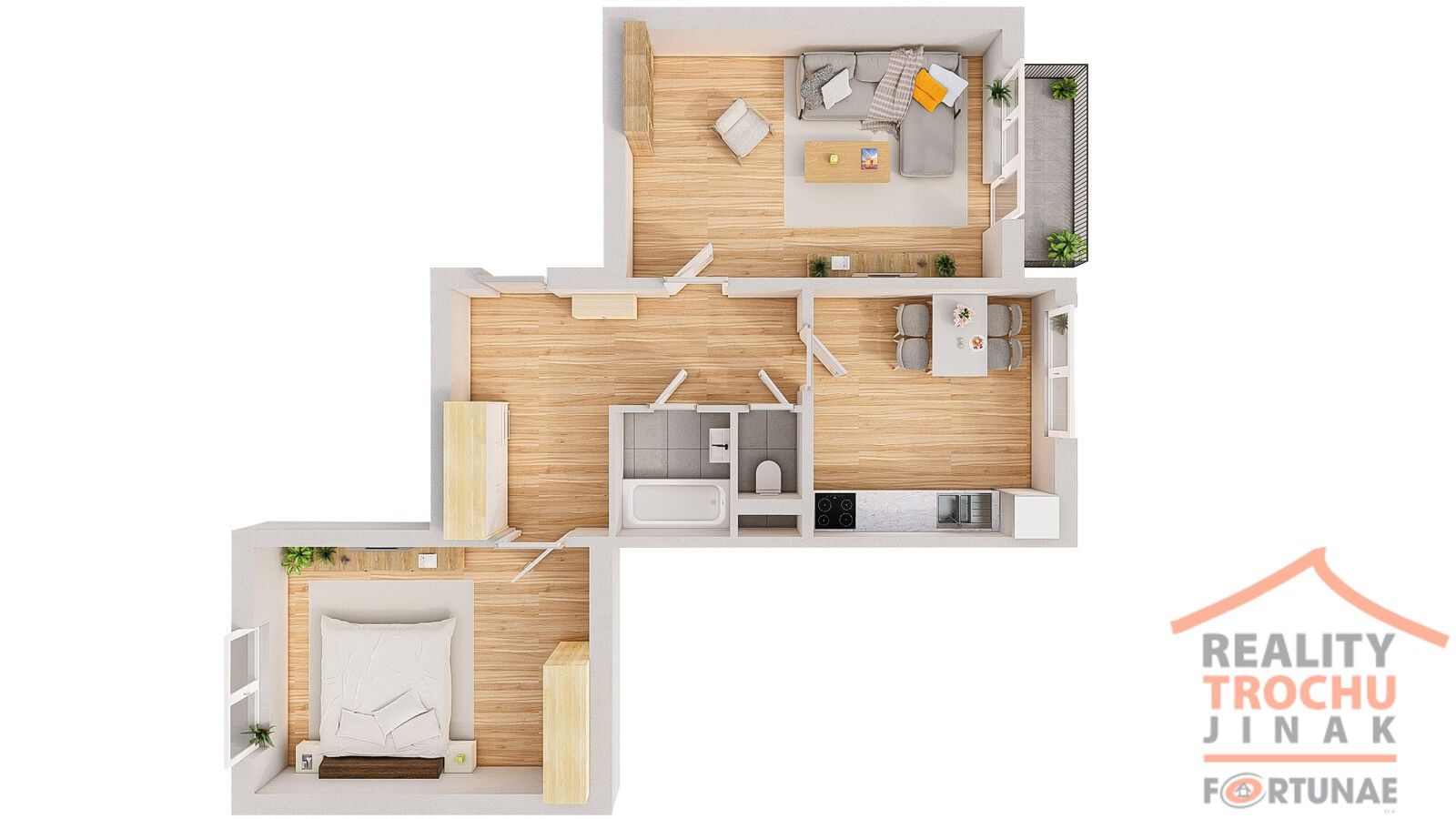 2+1, Sekaninova, Hradec Králové Moravské Předměstí, 62 m² - 2