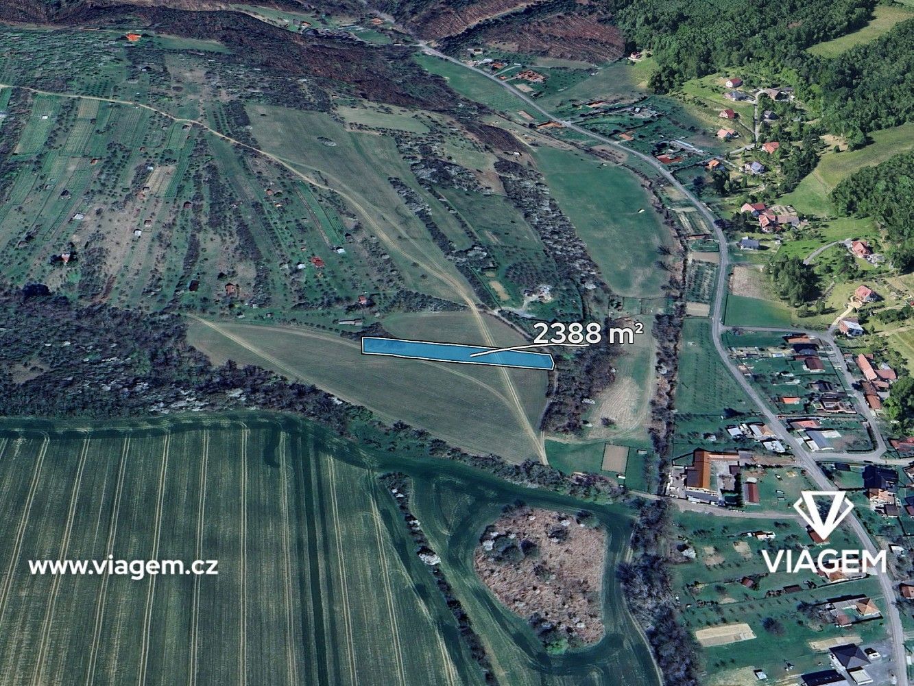 Zemědělské pozemky, Kudlovice, okres Uherské Hradiště, Zlínský kraj