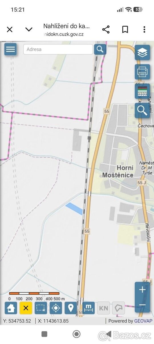 Prodej pozemek pro bydlení - Olomouc, 783 01