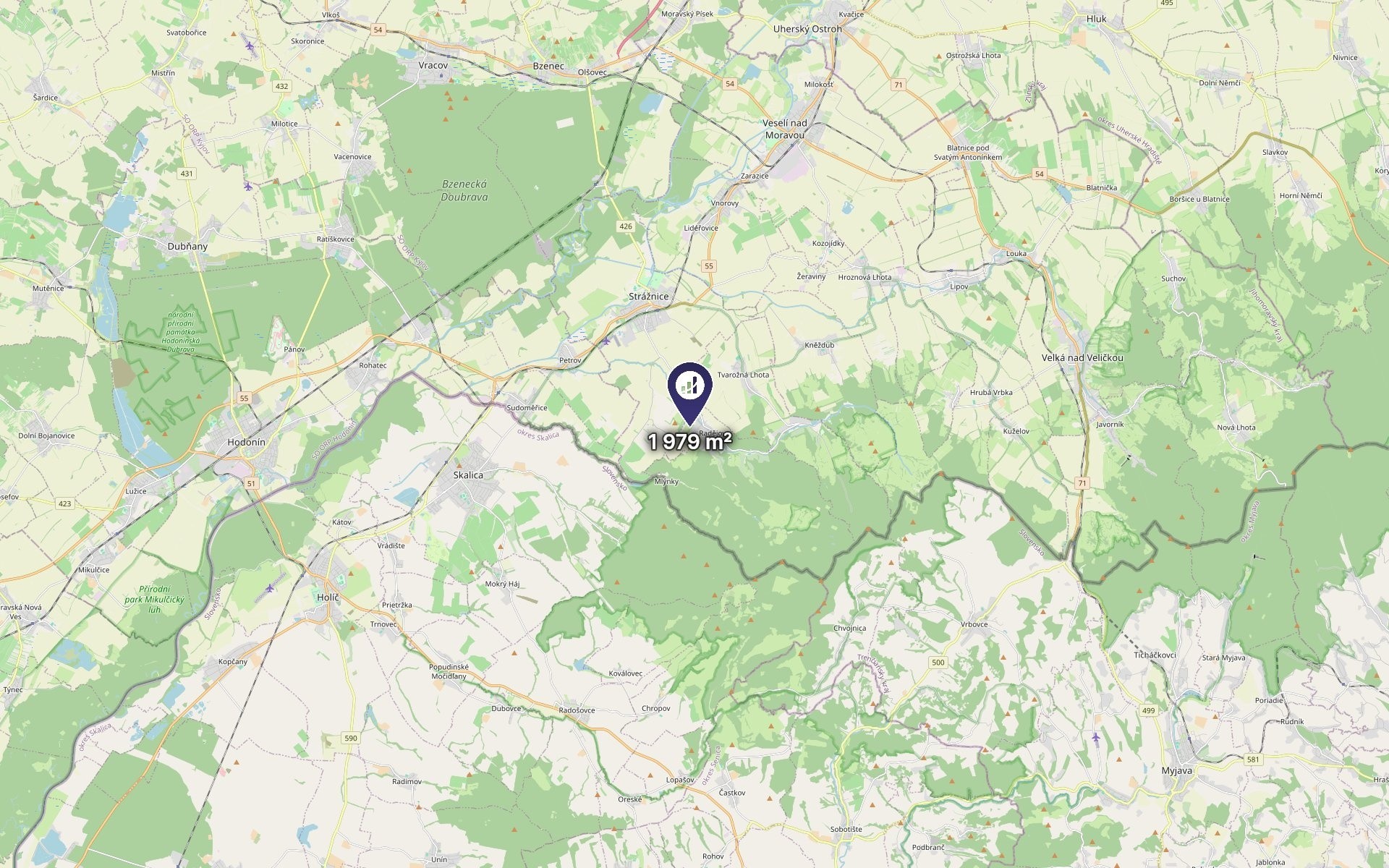 Pozemek pro bydlení · 1 979 m² · Radějov - 3