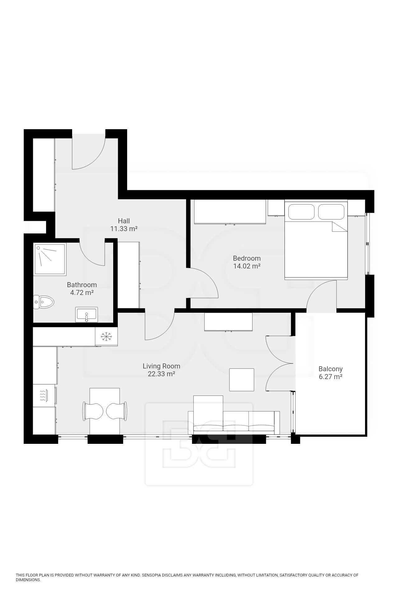 Byt 2+kk · 55 m² · U Radosti 225, Praha Třebonice - 3