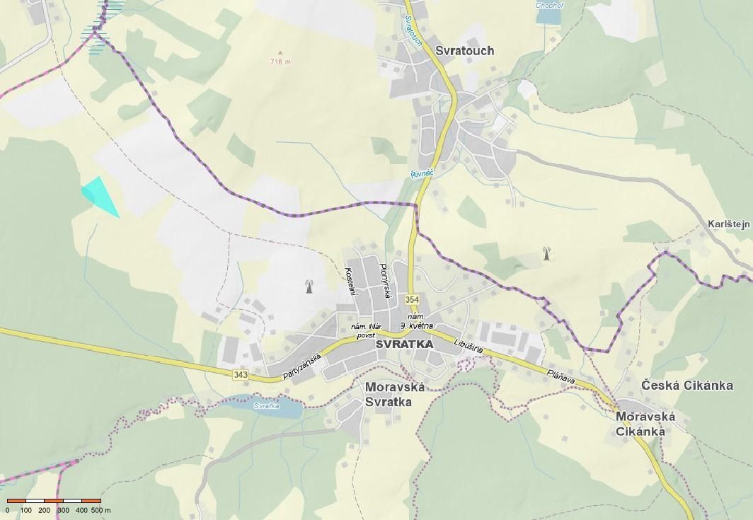 Zemědělské pozemky, Moravská, Svratka, 17 965 m²