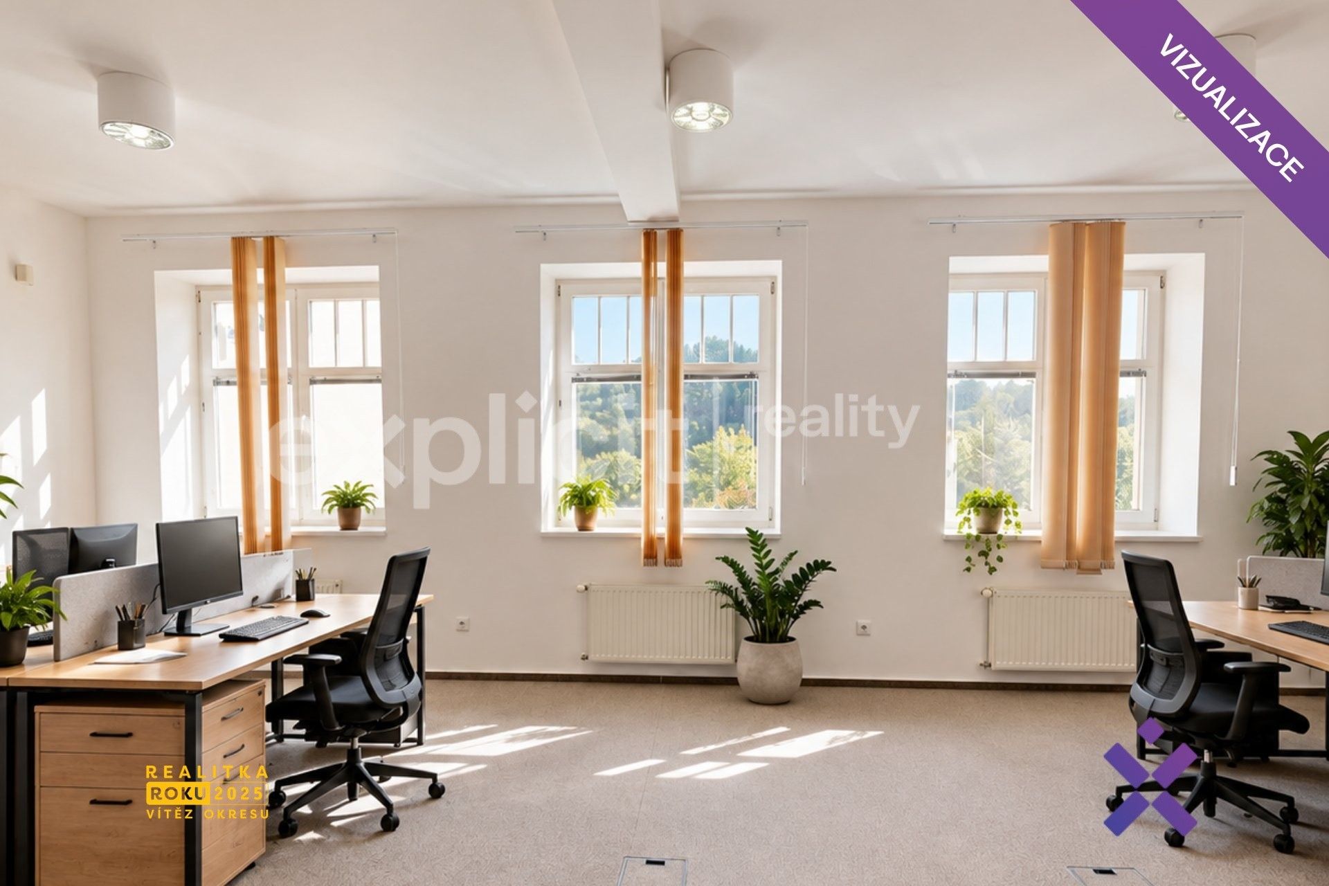 Pronájem kancelář - Vršava I, Zlín, 460 m² - 5