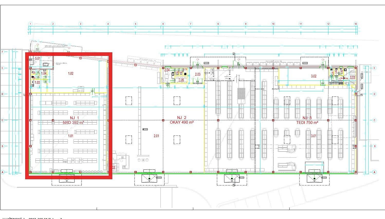 Obchodní prostory, Rakovník - Rakovník II, Středočeský kraj, 392 m² - 2