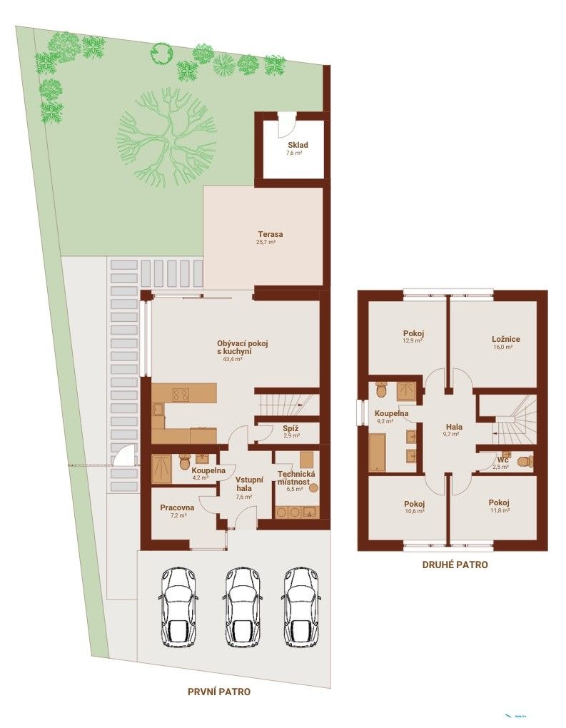 Prodej rodinný dům - Holubice, 177 m²