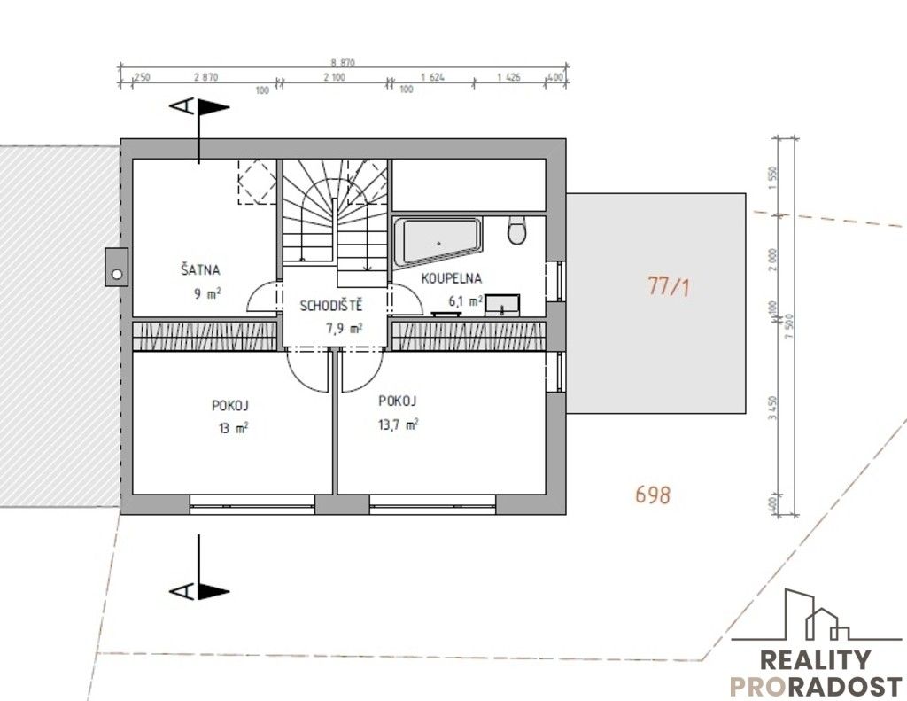 Prodej rodinný dům - Záblatí Řepešín, 121 m² - 5