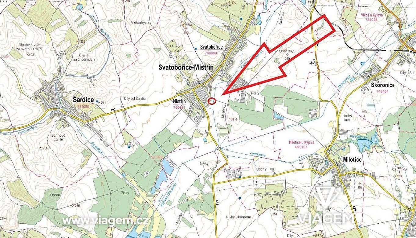 Prodej zemědělský pozemek - Svatobořice-Mistřín, okres Hodonín, Jihomoravský kraj - 1