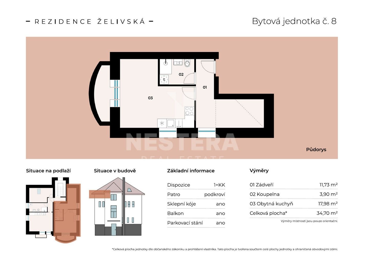 1+kk, Praha - Kyje, okres Praha 14, Hlavní město Praha, 35 m² - 2