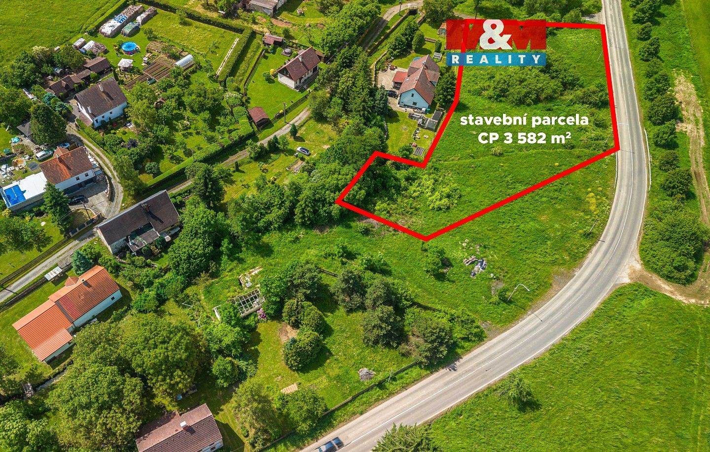 Pozemek pro bydlení, 3 582 m²