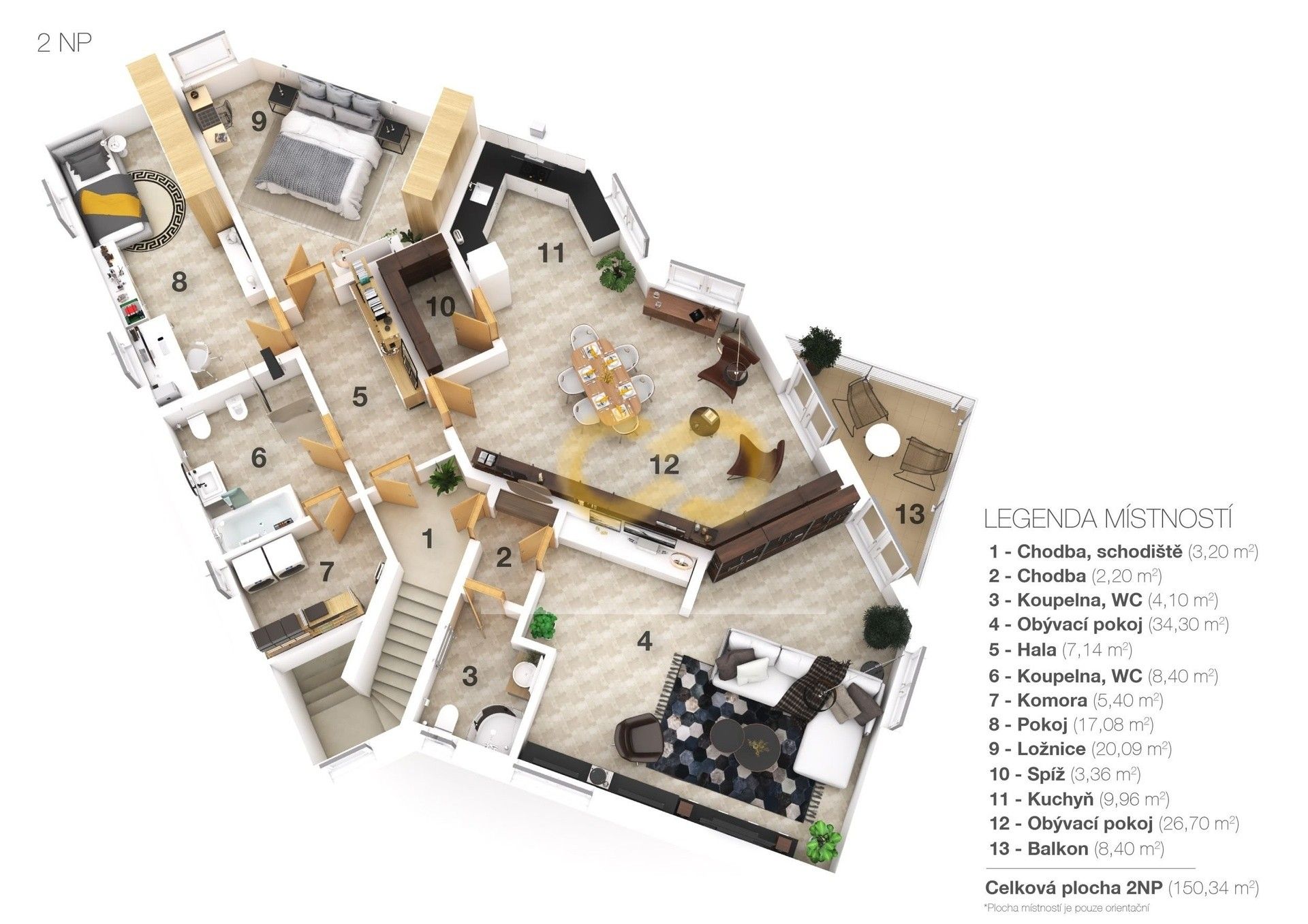 Prodej byt - Harrachova 327, Planá nad Lužnicí, 150 m²