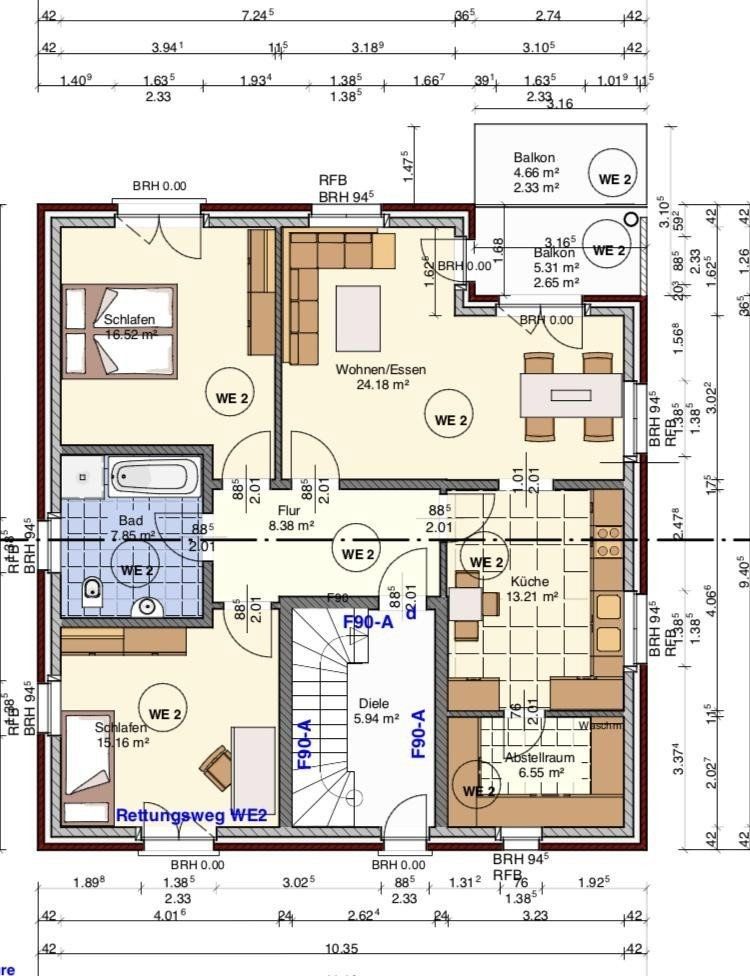 3+1, , Severní Porýní-Vestfálsko, 95 m² - 1