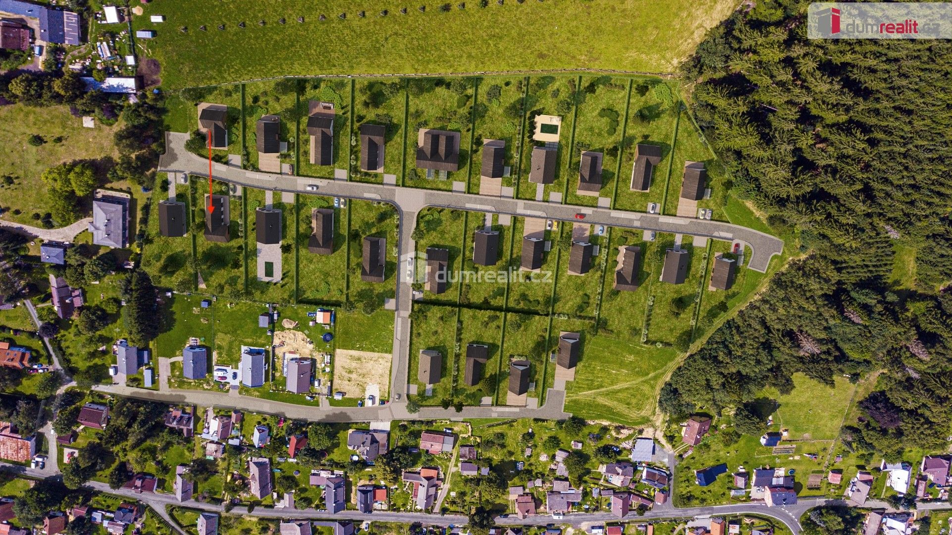 Pozemek pro bydlení · 1 460 m² · Krásné, Tři Sekery - 4