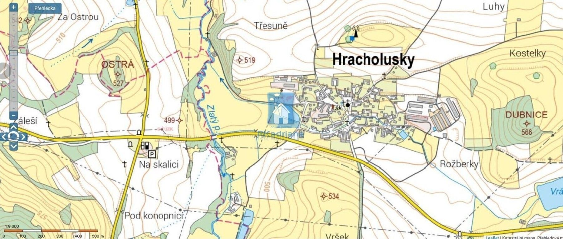 Louka · 6 509 m² · Hracholusky - 3