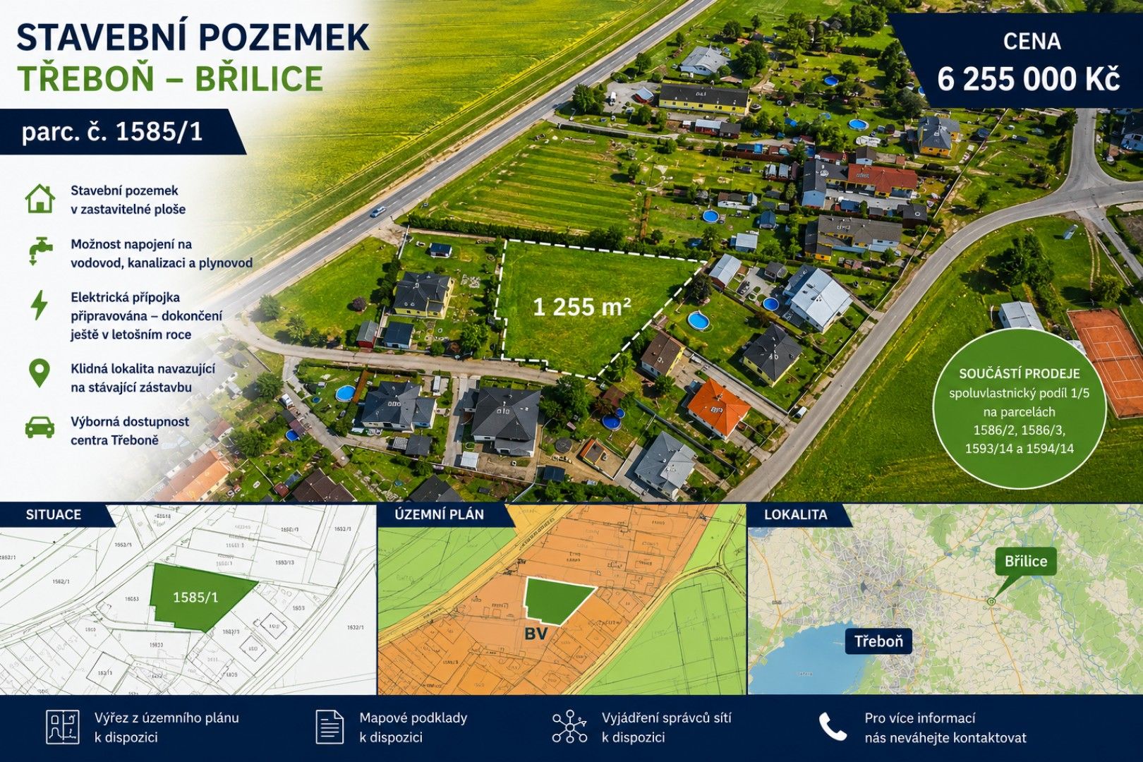 Pozemek pro bydlení · Třeboň Břilice - 4