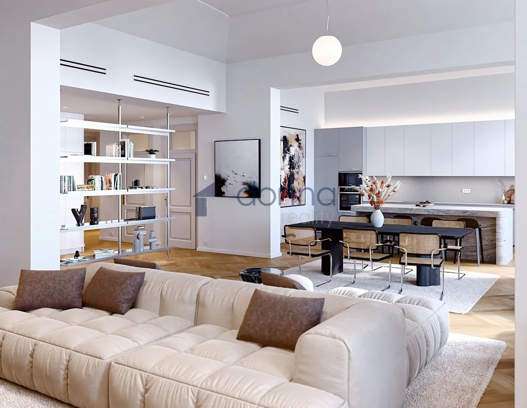 Pronájem byt 3+kk - Janáčkovo nábřeží, Praha, 164 m²