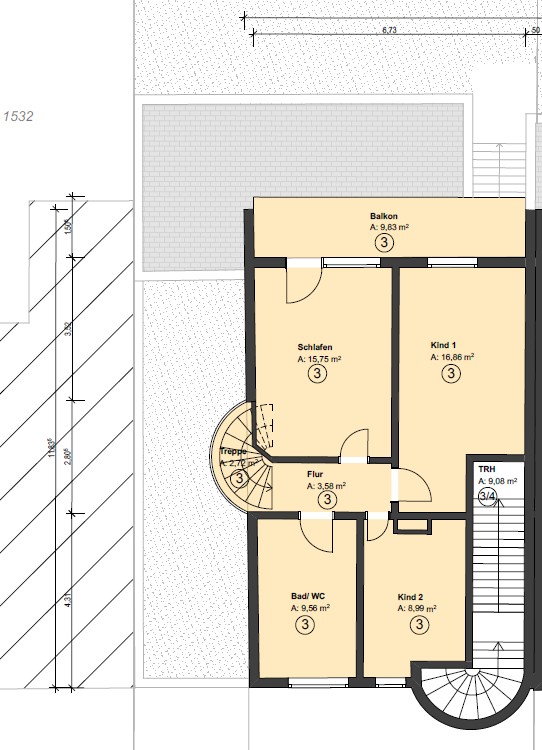 Byt 4+1 · 140 m² · Sonnenbergstraße, 17/1, , Bádensko-Württembersko - 4