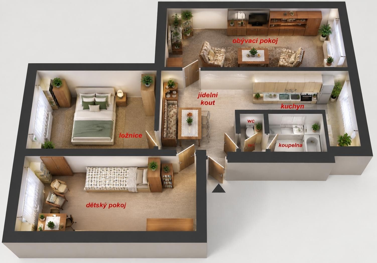 Prodej byt 3+1 - Slavíčkova, Sokolov, 69 m² - 2