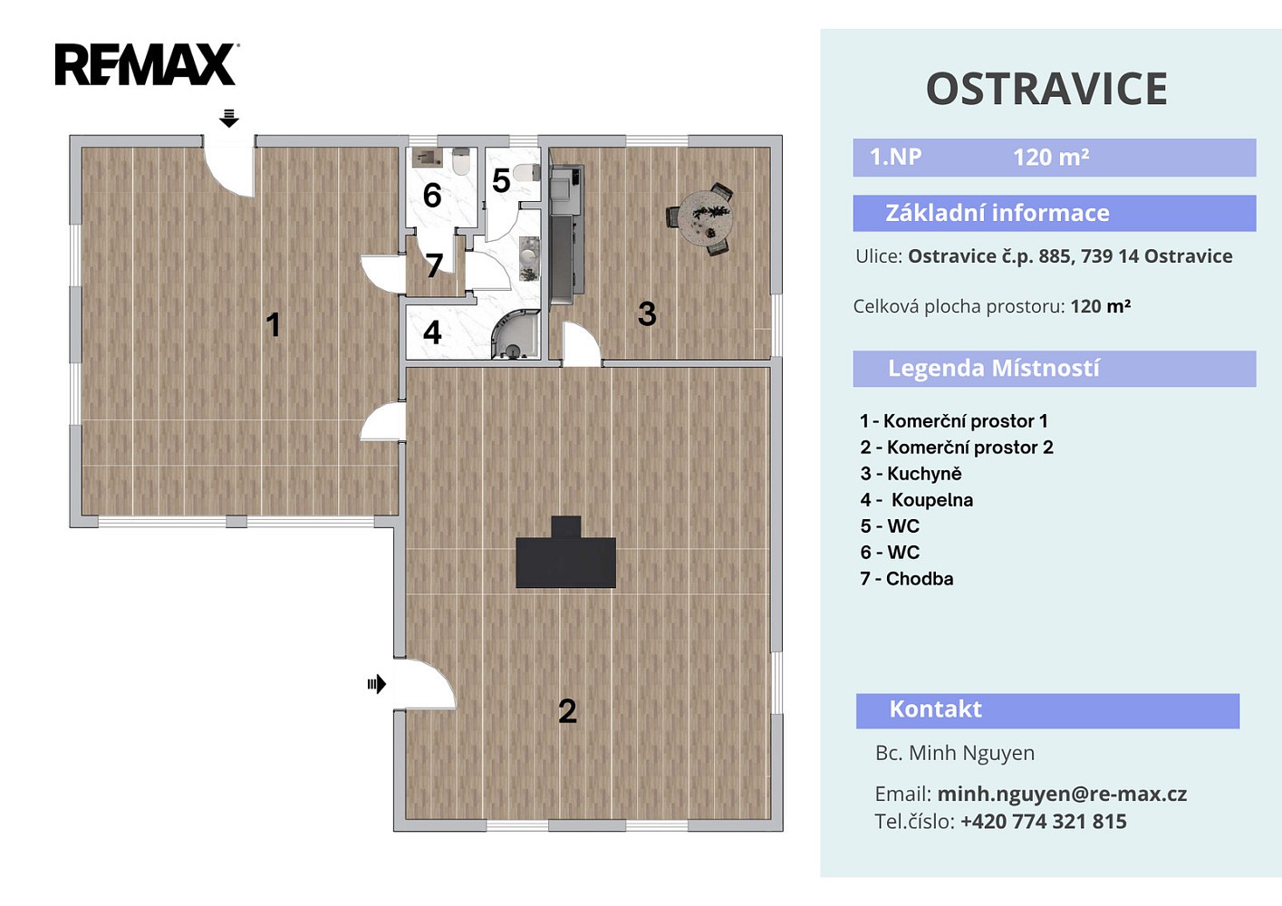 Obchodní prostory · 120 m² · Ostravice, okres Frýdek-Místek - 4