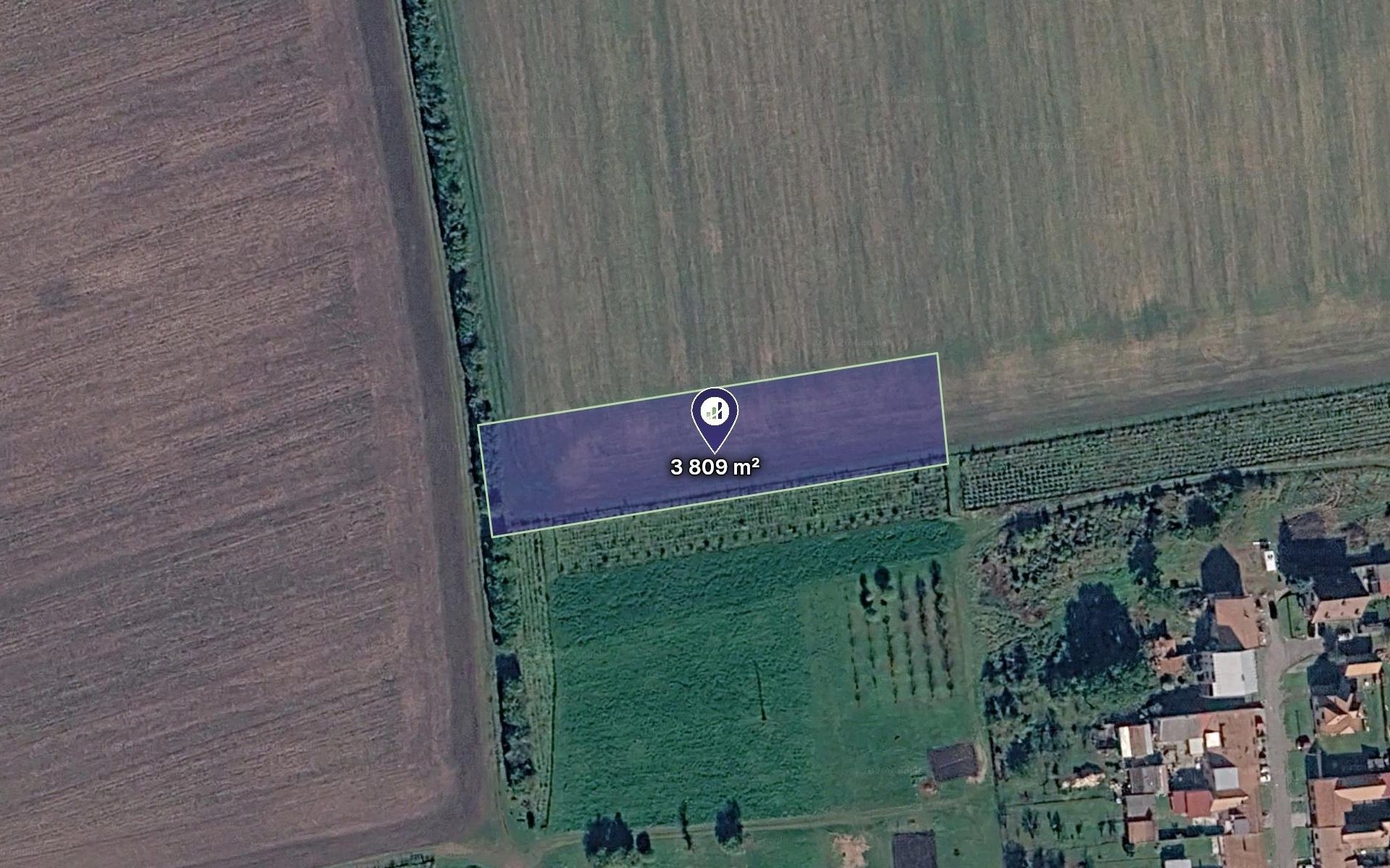 Tontti, 3809 m²
