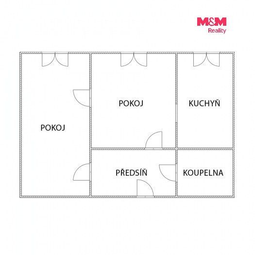 Prodej byt 2+1 - Karla Dvořáčka, Orlová, 43 m² - 5