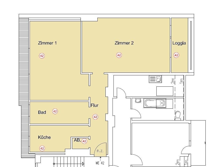 2+1, Cornelius Fredericks Str. 55 Berlin Wedding Berlin 13351, 83 m² - 2