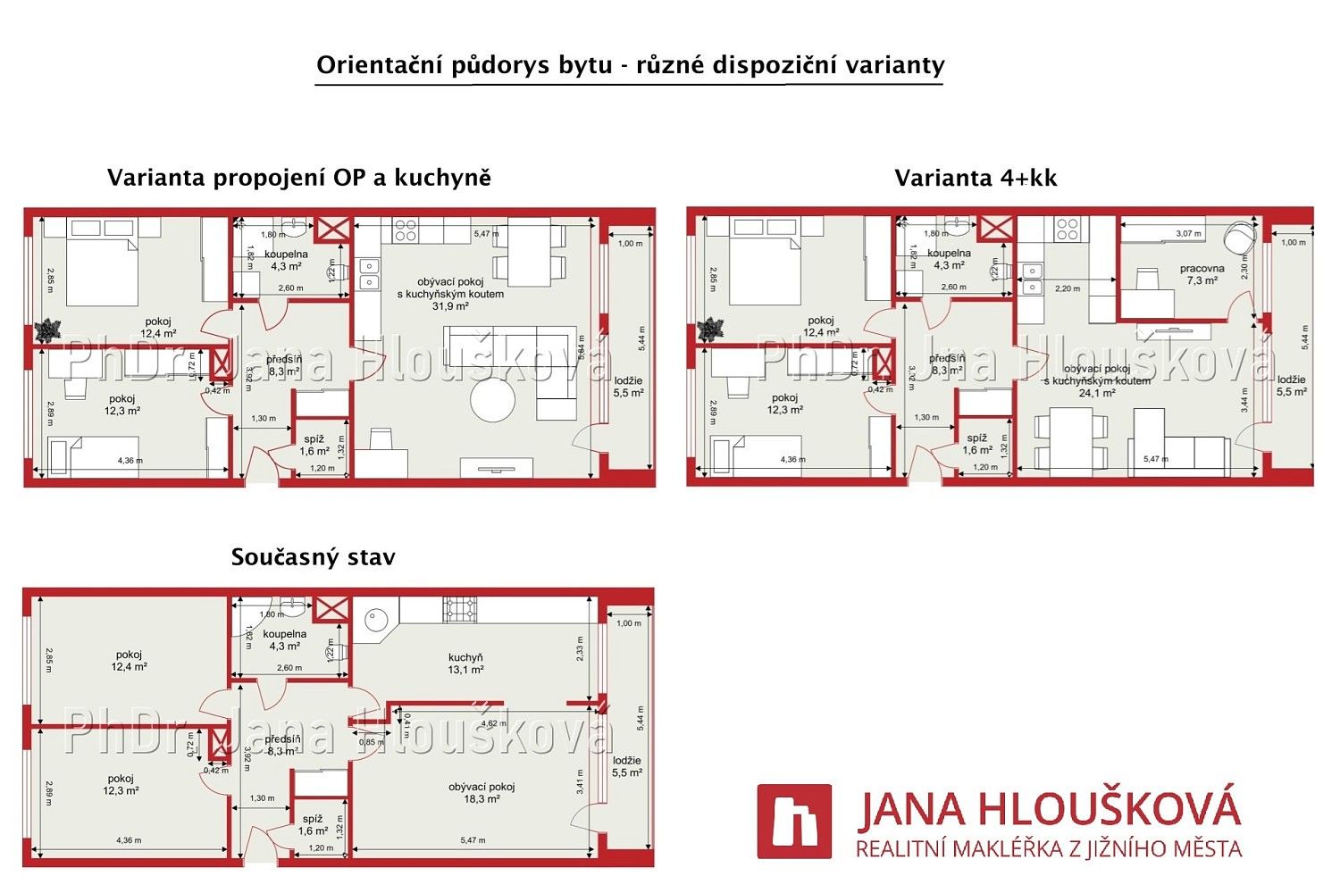 Byt 3+1 · 73 m² · Praha - Chodov, okres Praha 11, Hlavní město Praha - 3