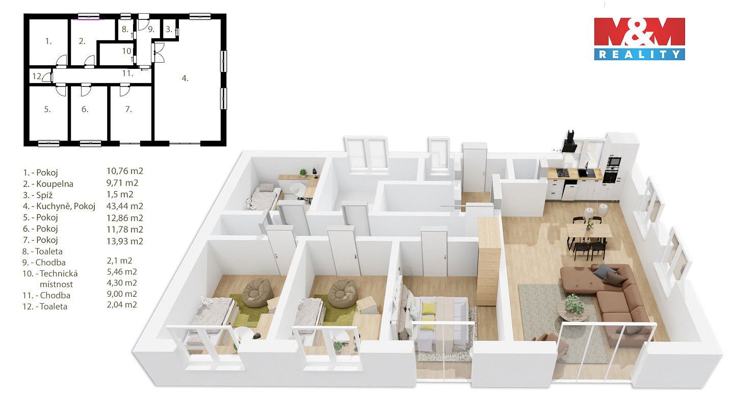 Rodinný dům · 129 m² · Červená Voda, okres Ústí nad Orlicí, Pardubický kraj - 3