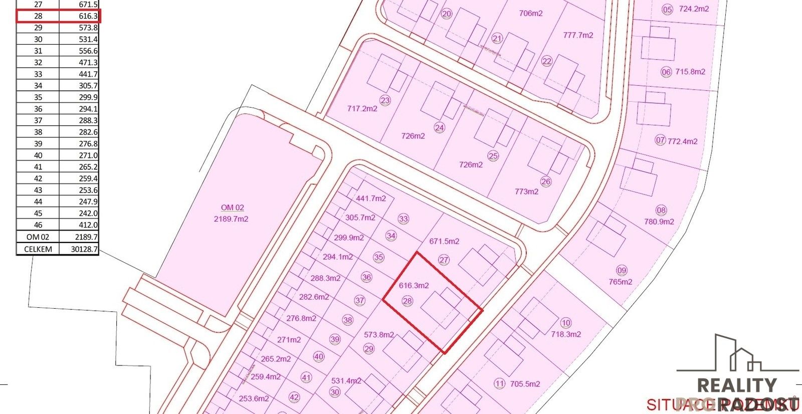 Prodej pozemek pro bydlení - Uničov, 616 m²