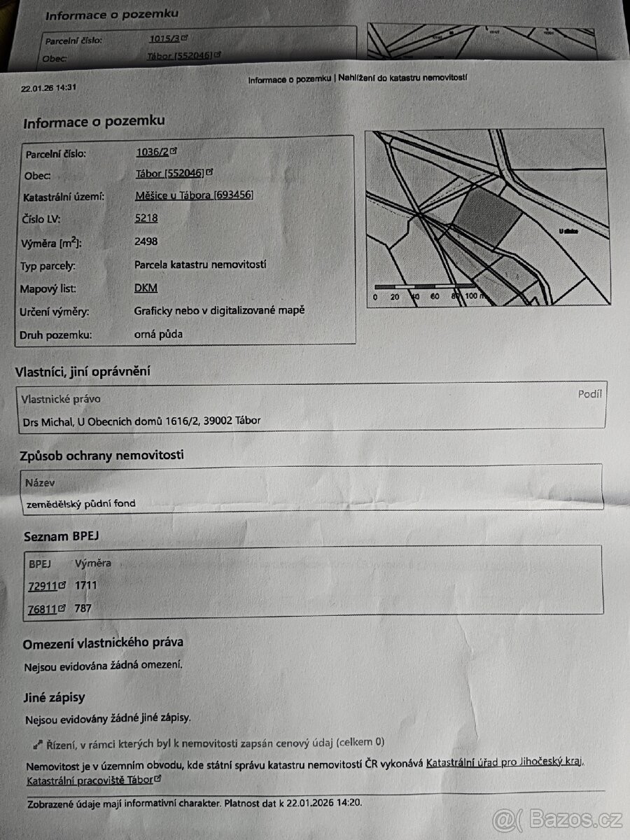 Prodej pozemek pro bydlení - Tábor, 390 05 - 5