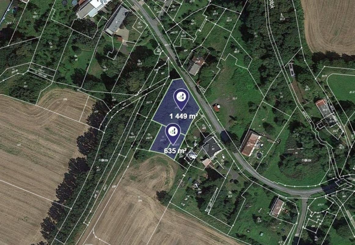 Pozemek pro bydlení, 2 084 m²