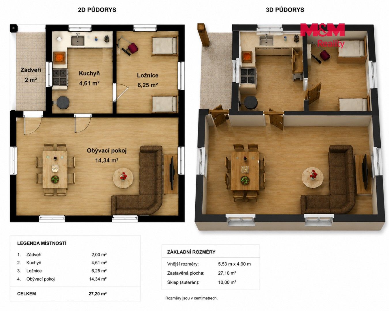 Prodej chata - Čeřenice, Sázava, 27 m² - 5